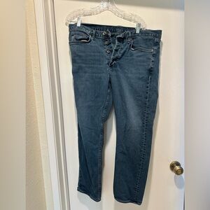 rag & bone Slim Fit Denim Jeans - Deep Blue Size 36